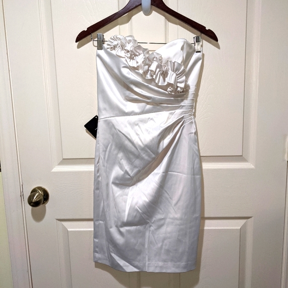 White House Black Market Dresses & Skirts - White House Black Market Off-White Formal Dress